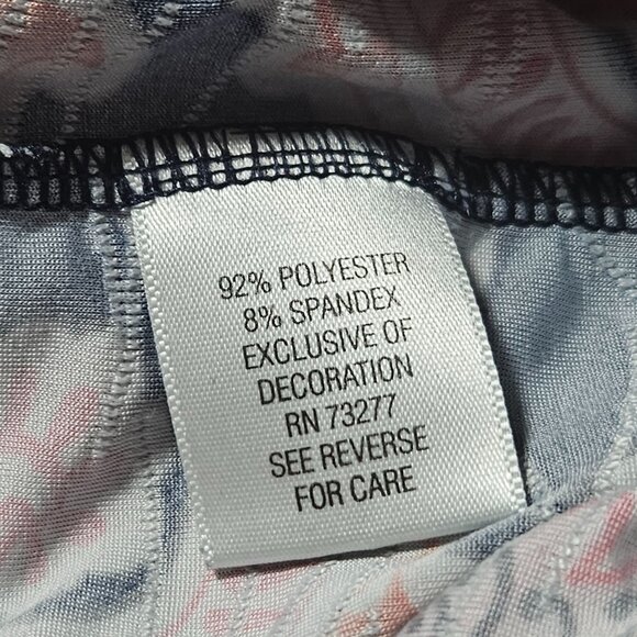 Croft & Barrow Paisley Print Blouse Womens Size 3X Retro Pink Top Long Sleeve - Picture 5 of 5